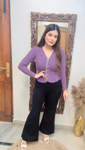 Christy Top with lace