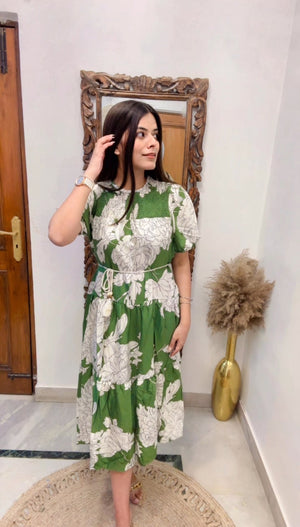 Ada Dress with dori belt