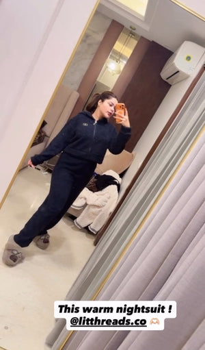 Furry Jacket Co ord