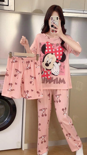 Nightsuit L111 (tshirt,shorts n lower)