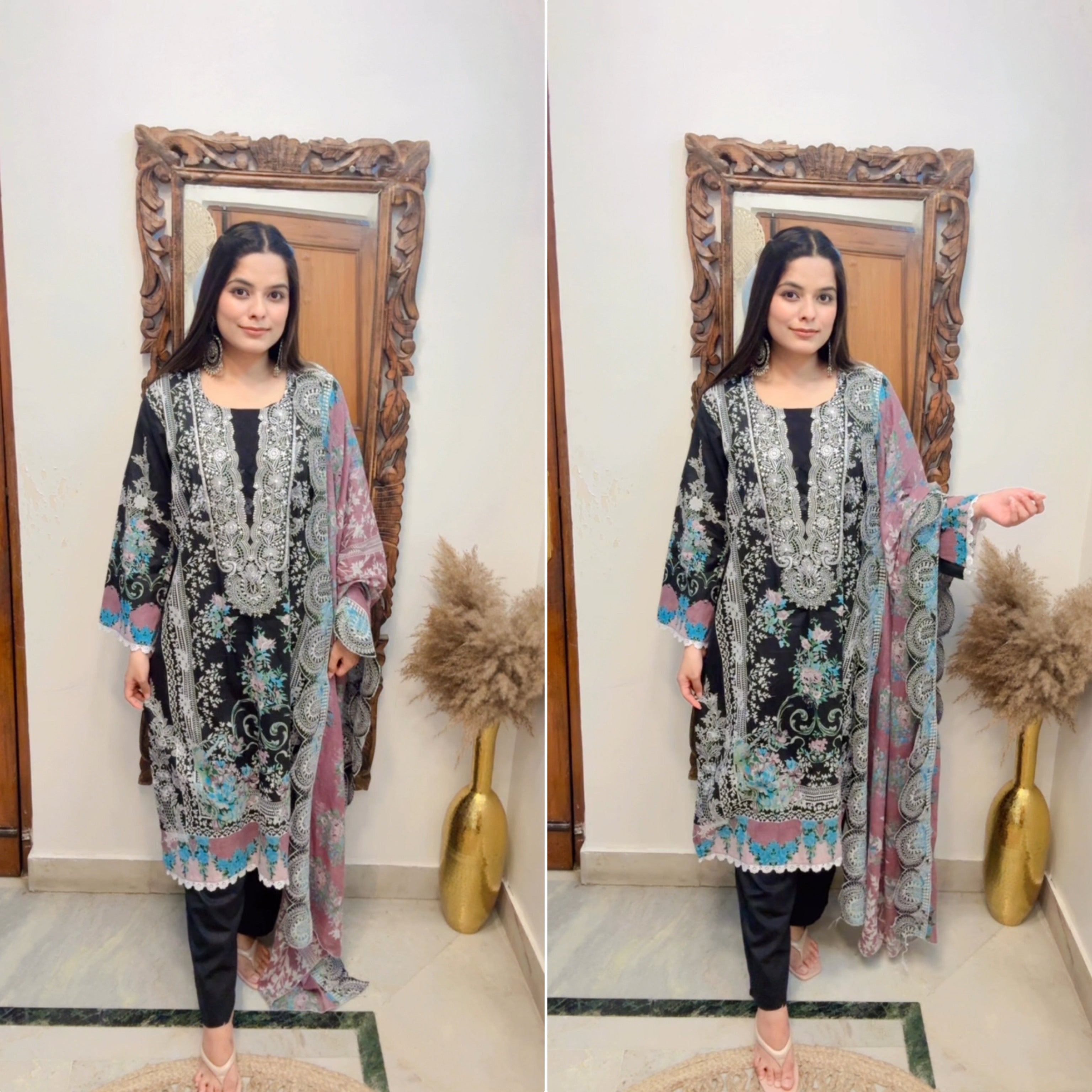Shazmeen Three Piece Set