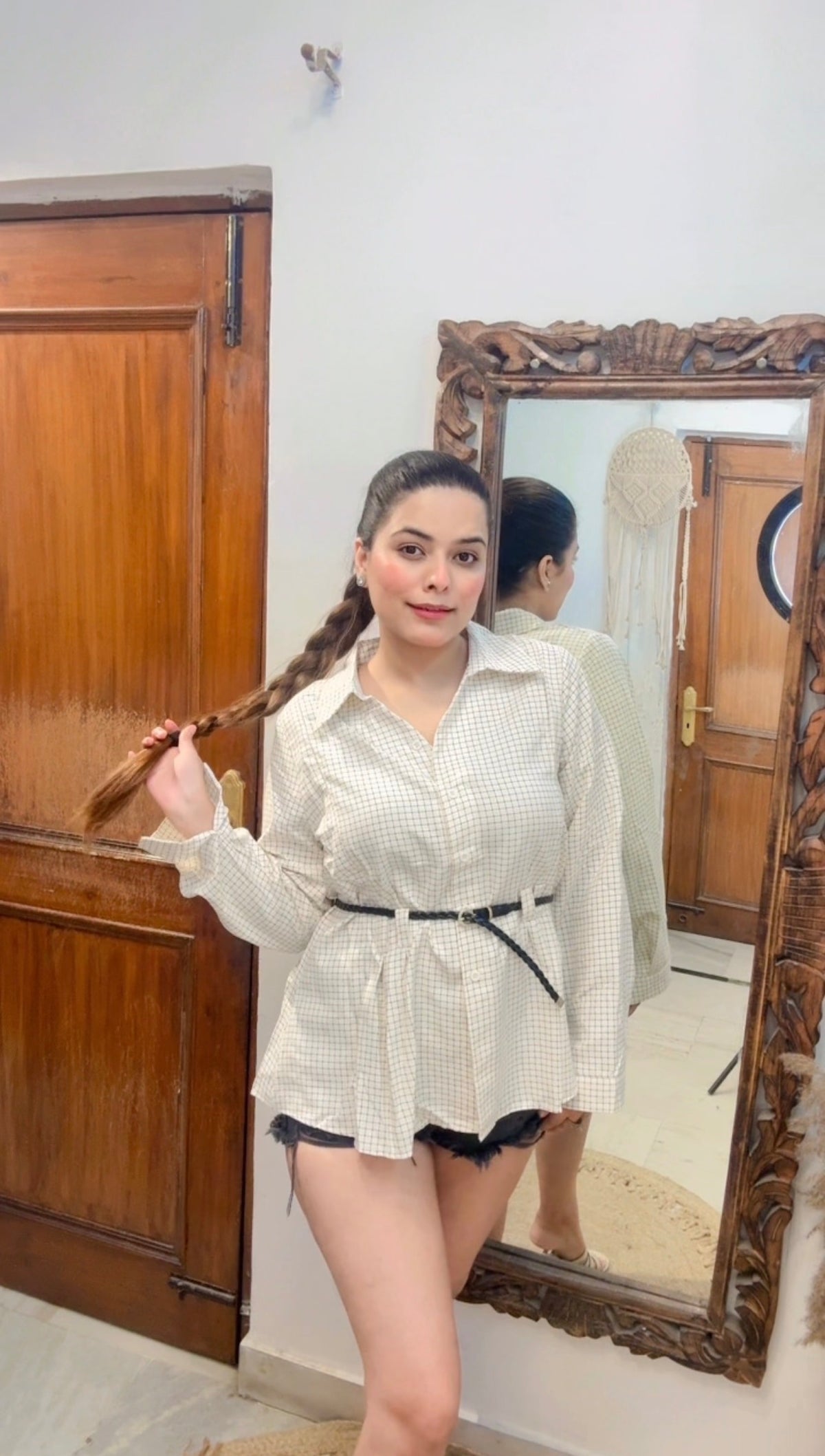 Lit Shirt 144 with belt