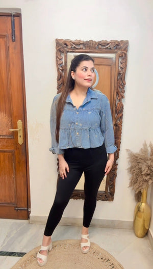 Lit Shirt 142 soft denim