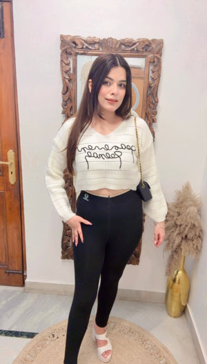 Lt0999 Warm Crop Top