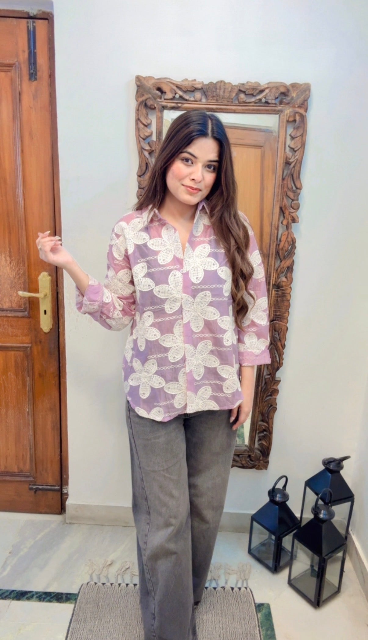 (Nooris Embroidered Shirt